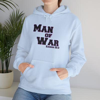 Man Of War Exodus 15:3 Unisex Heavy Blend™ Hooded Sweatshirt