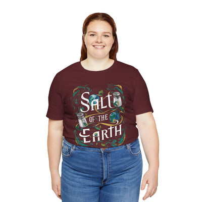 Salt Of The Earth Matthew 5:13 Unisex Jersey Short Sleeve Tee, Abstract Design