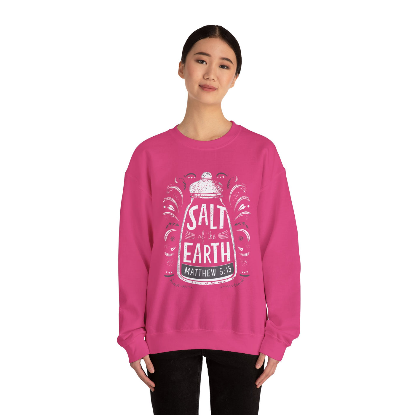 Salt Of The Earth Matthew 5:13 Unisex Heavy Blend™ Crewneck Sweatshirt