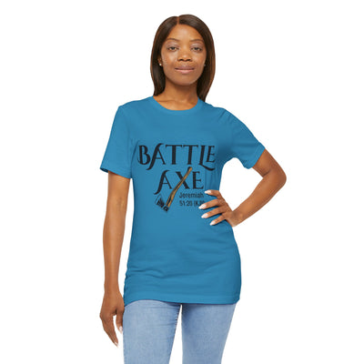 Battle Axe Jeremiah 51:20 Unisex Jersey Short Sleeve Tee
