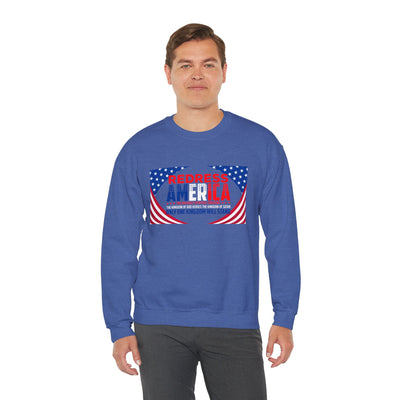 Redress America Unisex Heavy Blend™ Crewneck Sweatshirt, American Stars