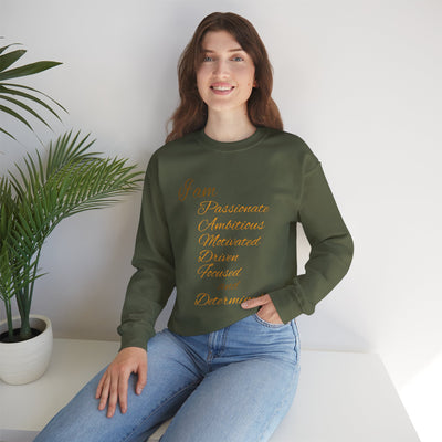 I Am Determined Unisex Heavy Blend™ Crewneck Sweatshirt