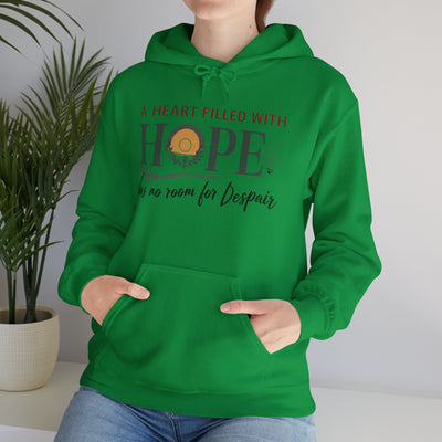 A Heart Filled With Hope Unisex Heavy Blend™ Hooded Sweatshirt