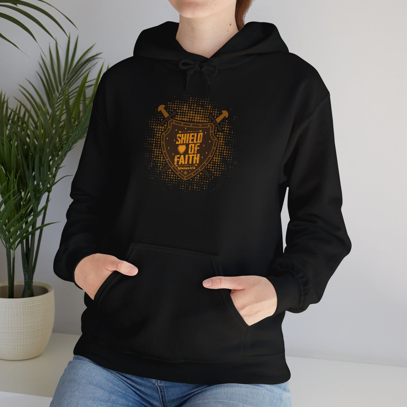Shield Of Faith Unisex Heavy Blend™ Hooded Sweatshirt