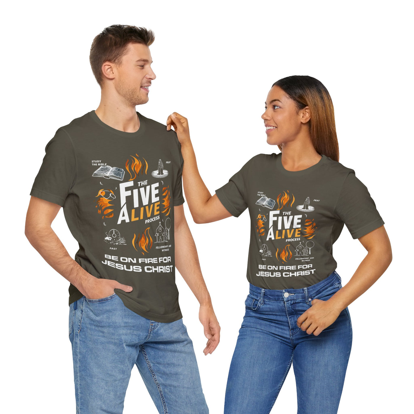 The Five Alive Process Unisex Jersey Short Sleeve Tee
