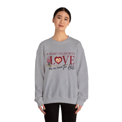 A Heart Filled With Love Unisex Heavy Blend™ Crewneck Sweatshirt