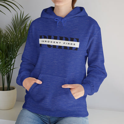 Pure Innocent Finds Unisex Heavy Blend™ Hooded Sweatshirt, Black Design