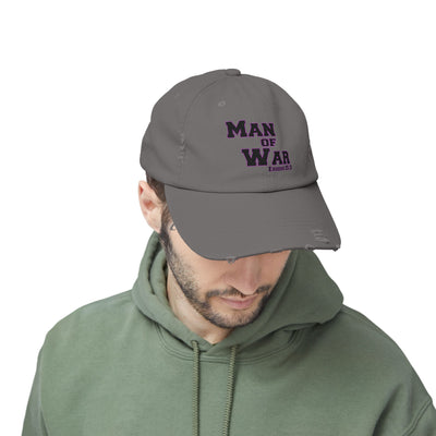 Man Of War Unisex Distressed Cap