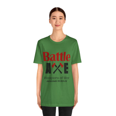 Battle Axe Weapons Of War Unisex Jersey Short Sleeve Tee