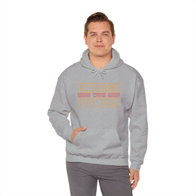 Emerge With Power Unisex Heavy Blend™ Hooded Sweatshirt, Block Design