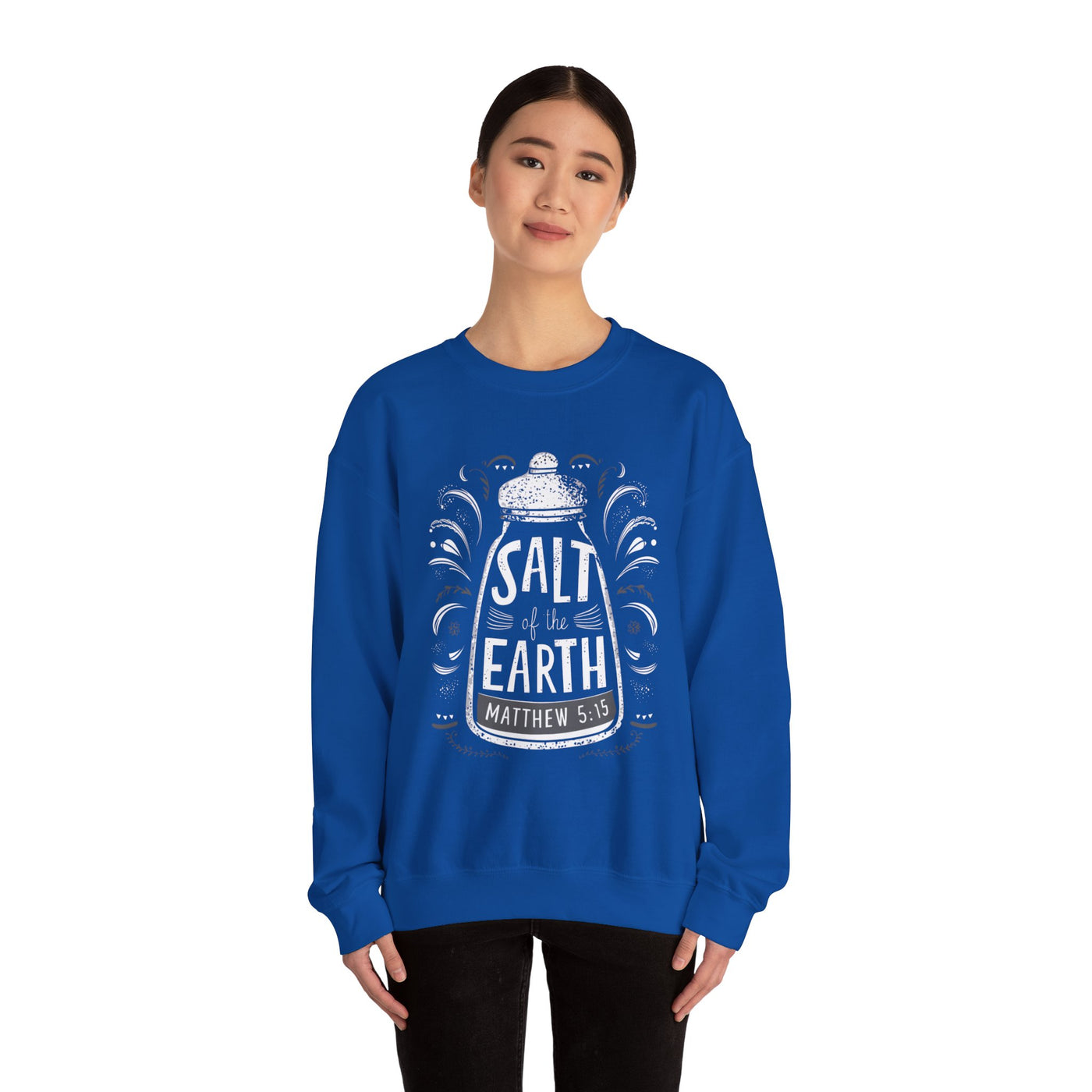 Salt Of The Earth Matthew 5:13 Unisex Heavy Blend™ Crewneck Sweatshirt