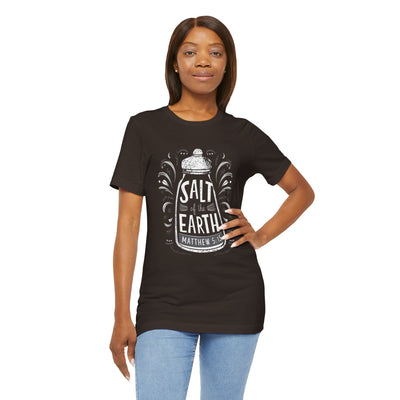 Salt Of The Earth Matthew 5:13 Unisex Jersey Short Sleeve Tee