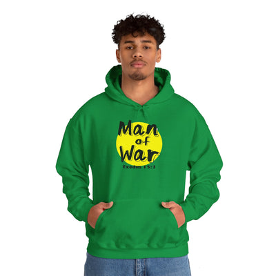 Man Of War Exodus 15:3 Unisex Heavy Blend™ Hooded Sweatshirt, Winter Wear