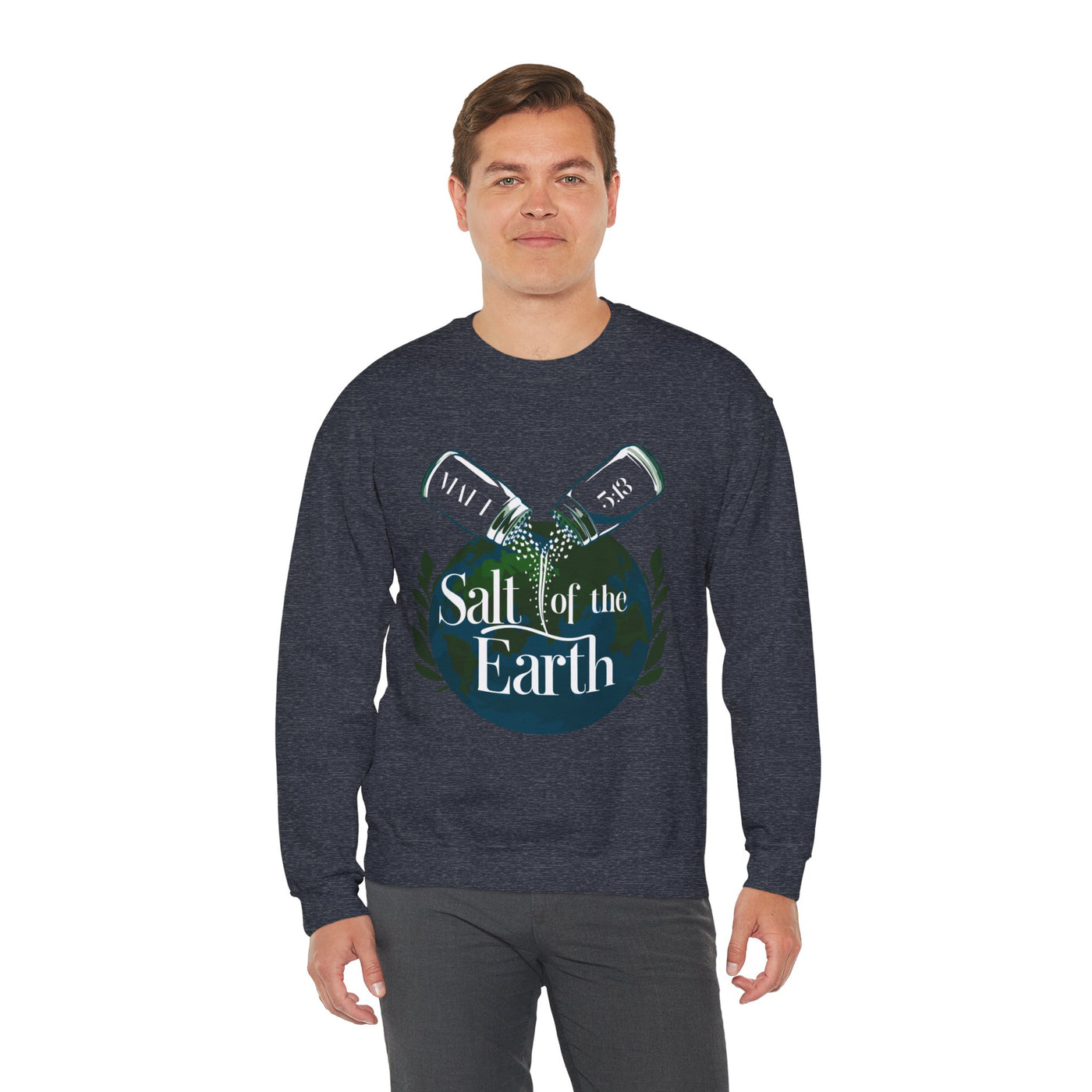 Salt Of The Earth Matt 5:13 Unisex Heavy Blend™ Crewneck Sweatshirt