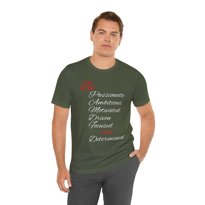 Be Determined Unisex Jersey Short Sleeve Tee