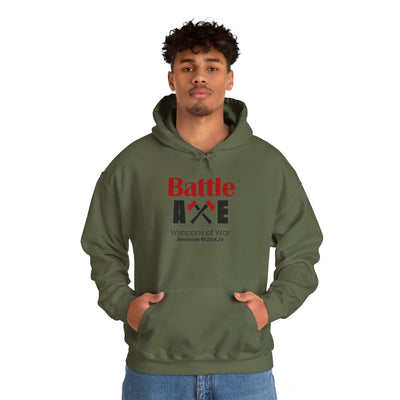 Battle Axe Weapons Of War Unisex Heavy Blend™ Hooded Sweatshirt