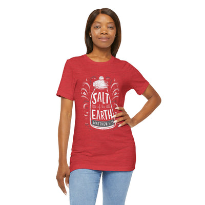 Salt Of The Earth Matthew 5:13 Unisex Jersey Short Sleeve Tee