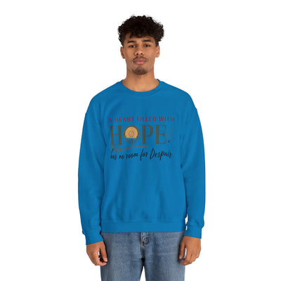 A Heart Filled With Hope Unisex Heavy Blend™ Crewneck Sweatshirt