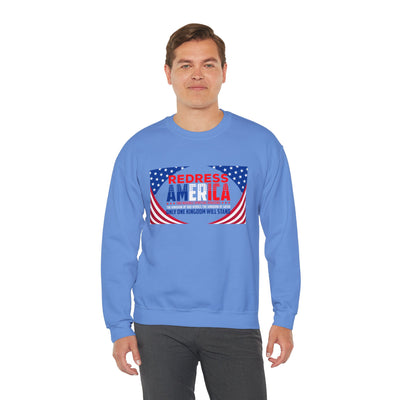 Redress America Unisex Heavy Blend™ Crewneck Sweatshirt, American Stars