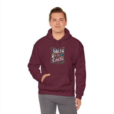 Salt Of The Earth Matthew 5:13 Unisex Heavy Blend™ Hooded Sweatshirt, Abstract design