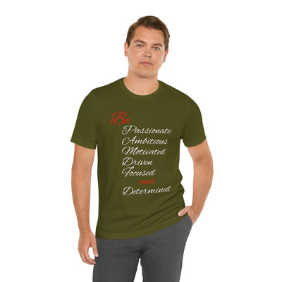 Be Determined Unisex Jersey Short Sleeve Tee