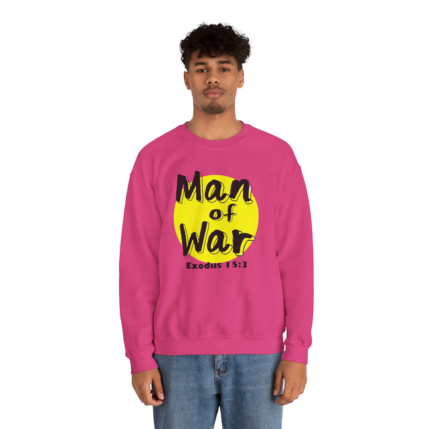 Man Of War Unisex Heavy Blend™ Crewneck Sweatshirt, Graphic Wears