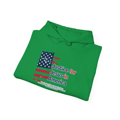 Justice For Jesus In America Unisex Heavy Blend™ Hooded Sweatshirt