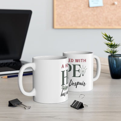 A Heart Filled With Hope Ceramic Mug, (11oz, 15oz)