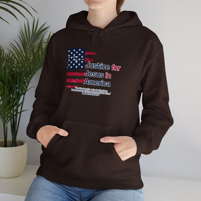 Justice For Jesus In America Unisex Heavy Blend™ Hooded Sweatshirt