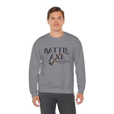 Battle Axe Jeremiah 51:20 Unisex Heavy Blend™ Crewneck Sweatshirt