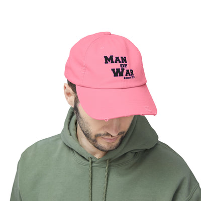 Man Of War Unisex Distressed Cap