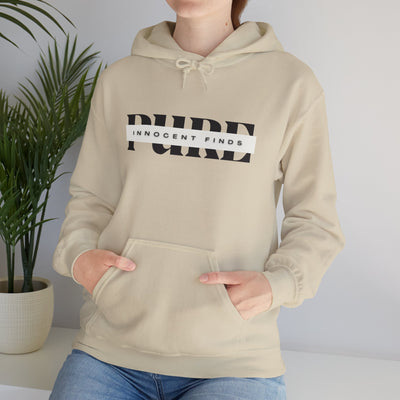 Pure Innocent Finds Unisex Heavy Blend™ Hooded Sweatshirt, Black Design