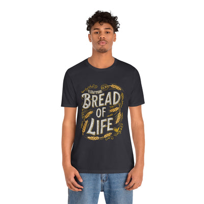 Bread of Life Unisex Jersey Short Sleeve Tee, Aesthetic Design