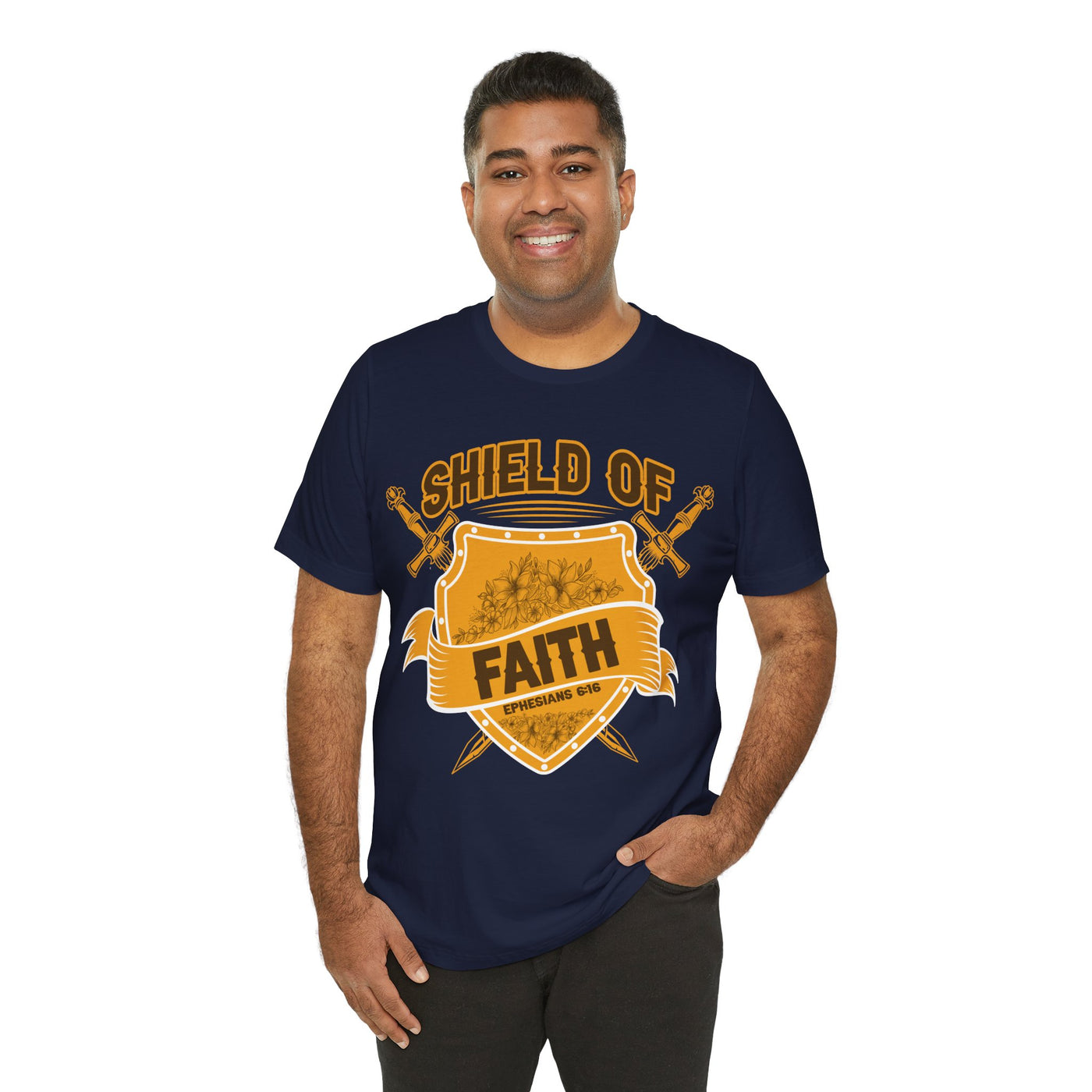 Shield Of Faith Unisex Jersey Short Sleeve Tee
