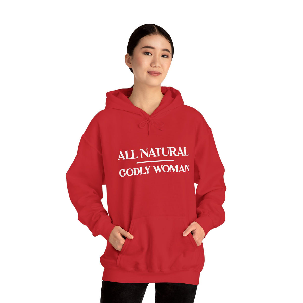 All Natural Godly Woman Heavy Blend™ Hooded Sweatshirt