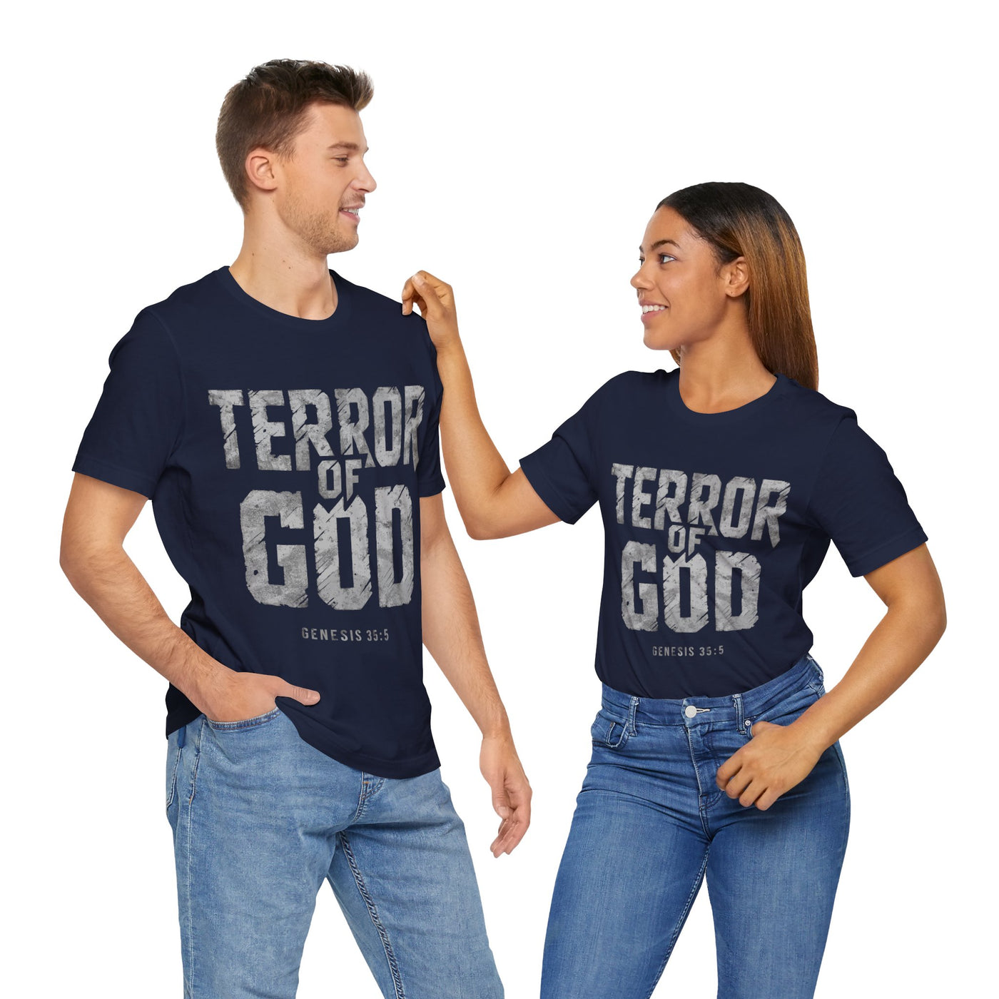 Terror Of God Genesis 35:5 Unisex Jersey Short Sleeve Tee