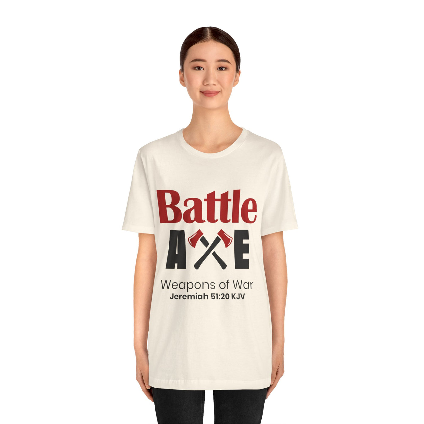 Battle Axe Weapons Of War Unisex Jersey Short Sleeve Tee