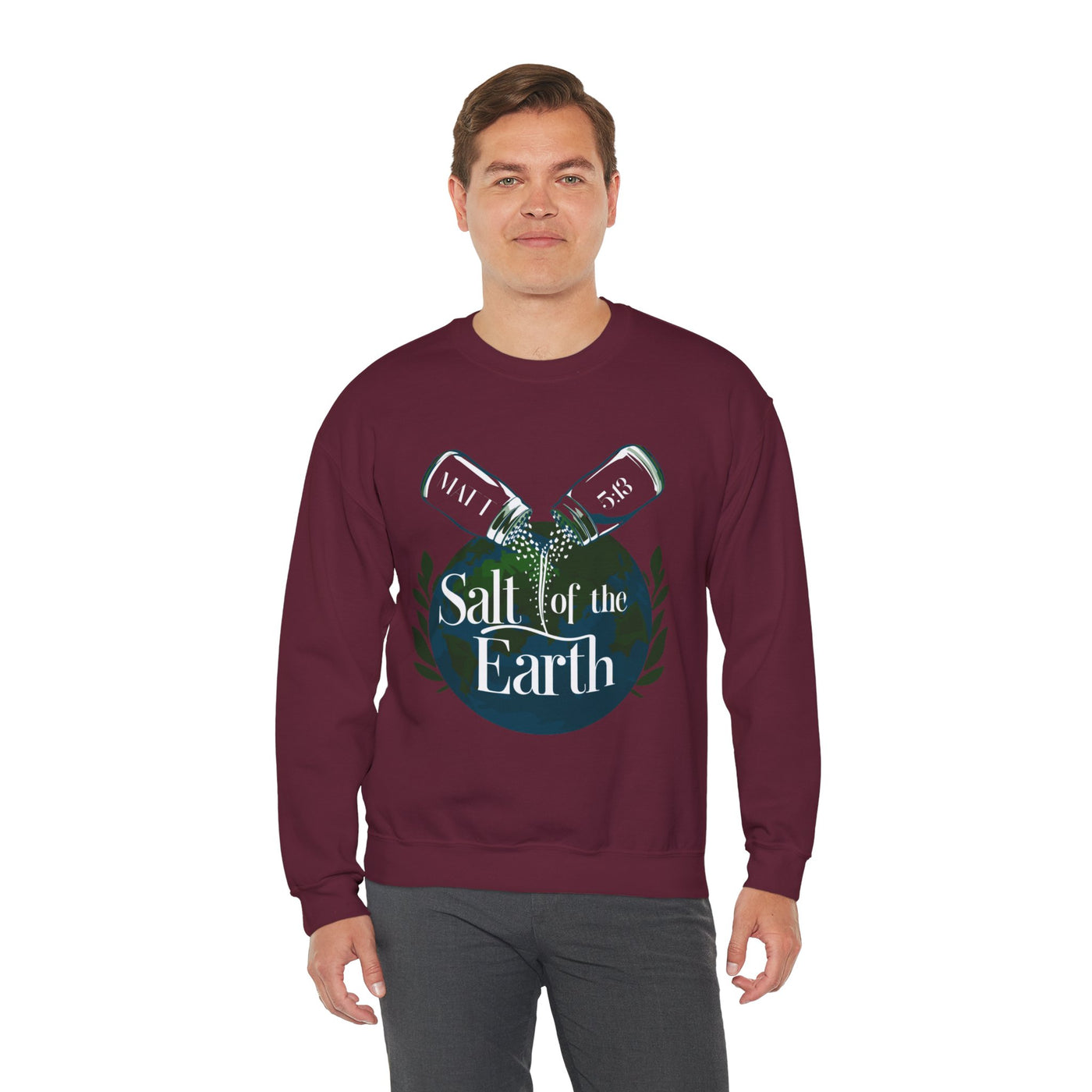 Salt Of The Earth Matt 5:13 Unisex Heavy Blend™ Crewneck Sweatshirt
