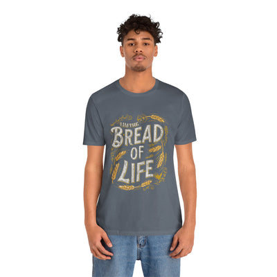 Bread of Life Unisex Jersey Short Sleeve Tee, Aesthetic Design