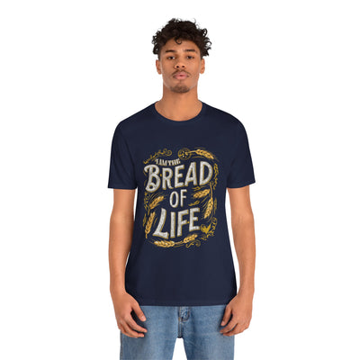 Bread of Life Unisex Jersey Short Sleeve Tee, Aesthetic Design