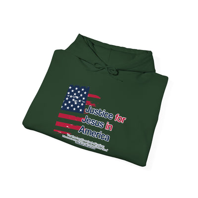 Justice For Jesus In America Unisex Heavy Blend™ Hooded Sweatshirt