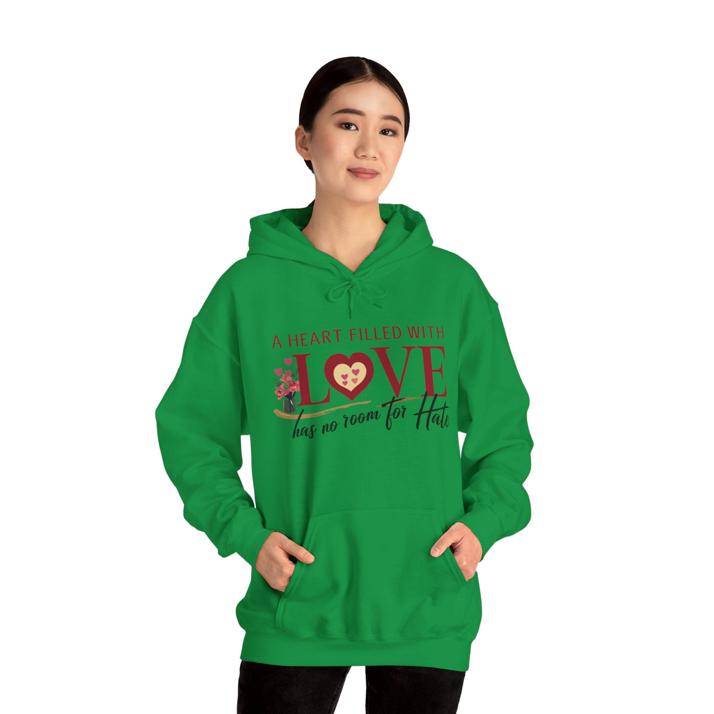 A Heart Filled With Love Unisex Heavy Blend™ Hooded Sweatshirt