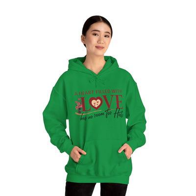 A Heart Filled With Love Unisex Heavy Blend™ Hooded Sweatshirt