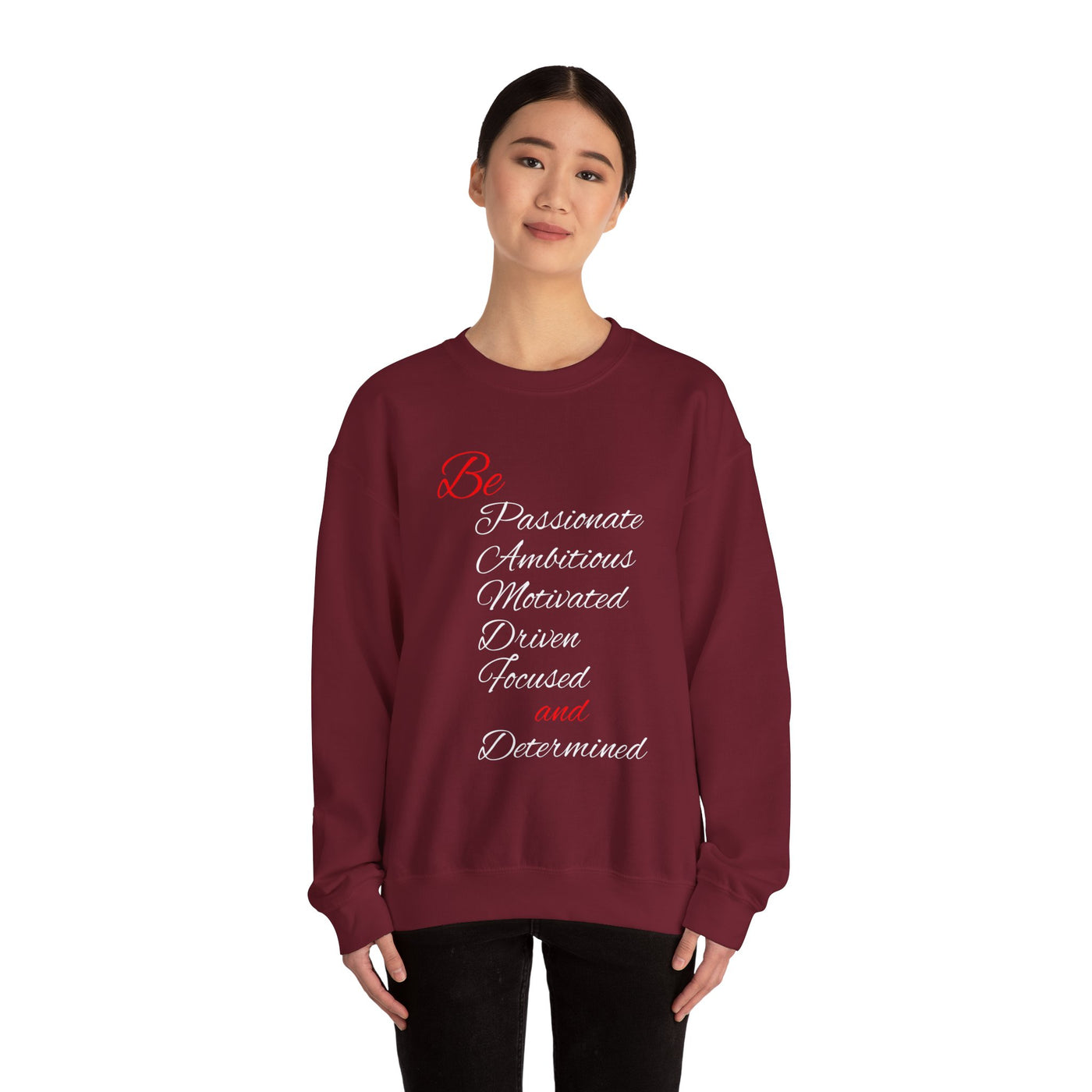 Be Determined Unisex Heavy Blend™ Crewneck Sweatshirt