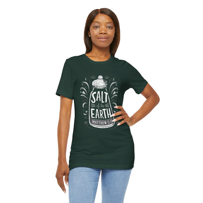 Salt Of The Earth Matthew 5:13 Unisex Jersey Short Sleeve Tee