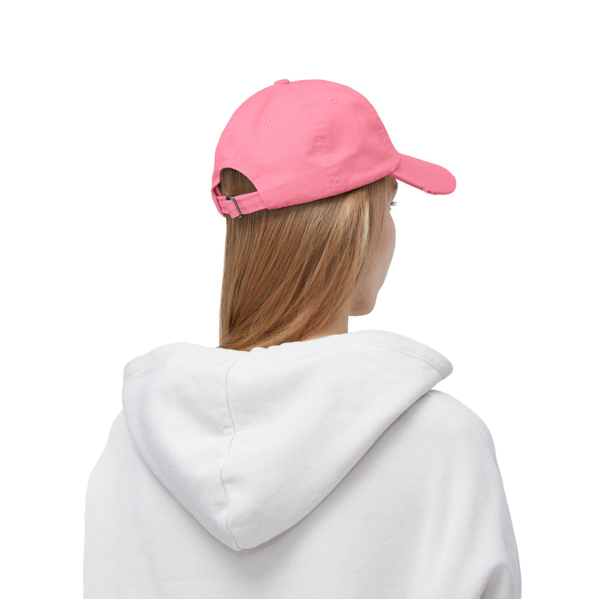 Emerge With Power Unisex Distressed Cap, Cartoon Design