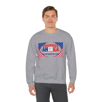 Redress America Unisex Heavy Blend™ Crewneck Sweatshirt, American Stars