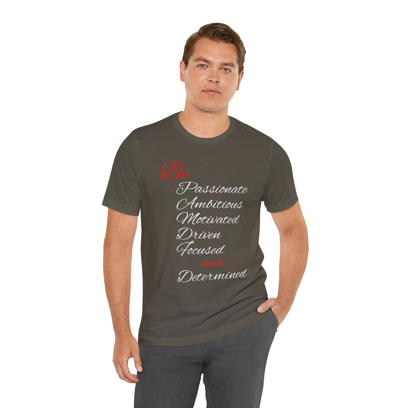 Be Determined Unisex Jersey Short Sleeve Tee