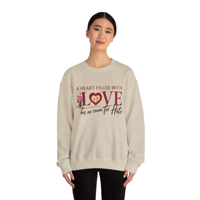A Heart Filled With Love Unisex Heavy Blend™ Crewneck Sweatshirt
