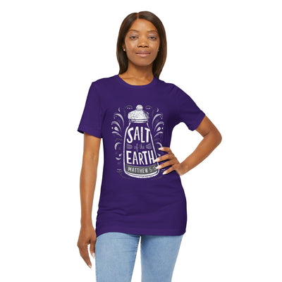 Salt Of The Earth Matthew 5:13 Unisex Jersey Short Sleeve Tee